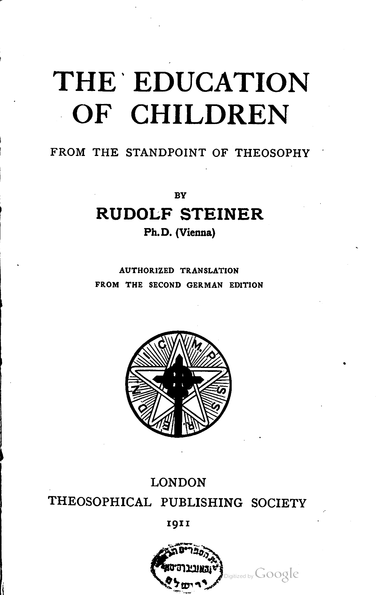 Steiner_R-The_Education_of_Children-1911-London-8_page-0001 The Education of Children